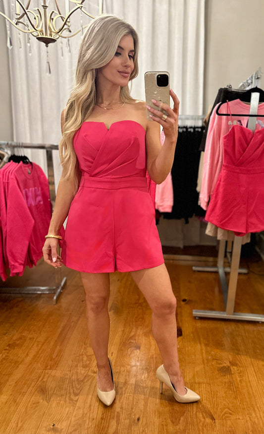 Pink Love Romper